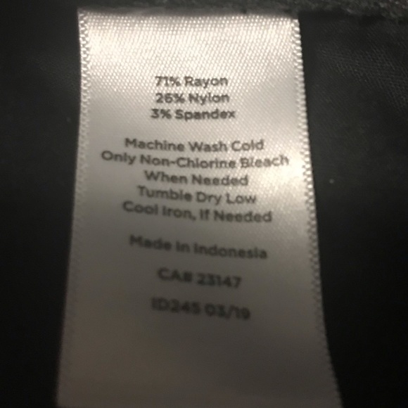 Talbots gray stretch jegging ankle pant Petite6 - Picture 2 of 6